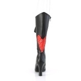 Vegan 9,5 cm GLAM-243 demonia bottes alternative noir