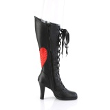 Vegan 9,5 cm GLAM-243 demoniacult bottes alternative noir