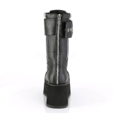 Vegan 9,5 cm PETROL-150 bottes demonia - bottes plateforme unisex