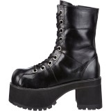 Vegan 9,5 cm RANGER-301 demoniacult plateforme bottines alternative noir