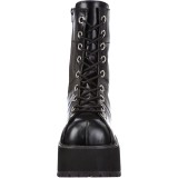 Vegan 9,5 cm RANGER-301 demoniacult plateforme bottines alternative noir