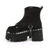 Vegan 9 cm ASHES-100 bottines demoniacult plateforme