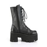 Vegan 9 cm ASHES-105 demonia plateforme bottines alternative noir