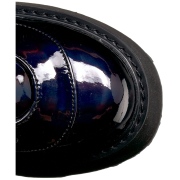 Vegan 9 cm DAMNED-318 plateforme bottes alternative  boucles hologramme