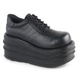 Vegan 9 cm TEMPO-08 Chaussures Gothiques Hommes Plateforme