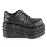 Vegan 9 cm TEMPO-08 Chaussures Gothiques Hommes Plateforme