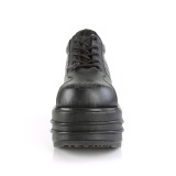 Vegan 9 cm TEMPO-08 Chaussures Gothiques Hommes Plateforme