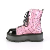 Vegan Hologramme 5 cm SLACKER-88 bottines demonia plateforme