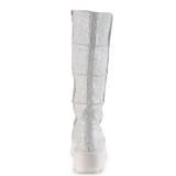 Vegan glitter 5 cm SLACKER-230 bottes cyberpunk plateforme