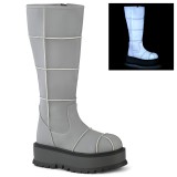 Vegan neon 5 cm SLACKER-230 bottes cyberpunk plateforme