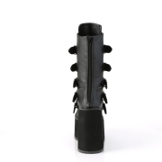 Vegan noires 14 cm SWING-230 bottes cyberpunk plateforme