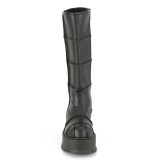 Vegan noires 5 cm SLACKER-230 bottes cyberpunk plateforme