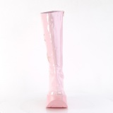 Vegan rose 13 cm DYNAMITE-218 bottes compenses plateforme emo punk