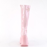 Vegan rose 13 cm DYNAMITE-218 bottes compenses plateforme emo punk