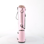 Vegan rose 14 cm SWING-150 bottes cyberpunk plateforme