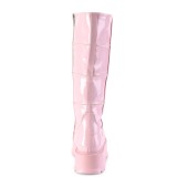 Vegan rose 5 cm SLACKER-230 bottes cyberpunk plateforme