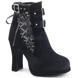 Velours 10 cm CRYPTO-51 bottines gothique semelles paisses