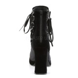 Velours 10 cm CRYPTO-51 bottines gothique semelles paisses