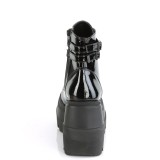 Verni 11,5 cm SHAKER-52 bottine plateforme compensée noir