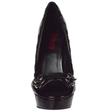 Verni 13,5 cm PIXIE-18 chaussures escarpins bout ouvert