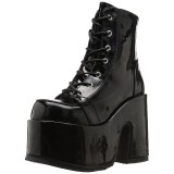 Verni 13 cm CAMEL-203 chunky bottines demonia plateforme