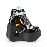 Verni 13 cm DYNAMITE-101 demonia bottines talon compens