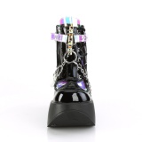 Verni 13 cm DYNAMITE-101 demonia bottines talon compens