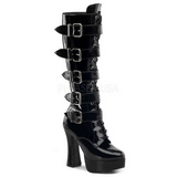 Verni 13 cm ELECTRA-2042 plateformes bottes  boucles pour femmes