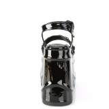 Verni 15 cm Demonia WAVE-09 lolita sandale talon compens plateforme