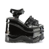 Verni 15 cm DemoniaCult WAVE-13 lolita sandale talon compens plateforme