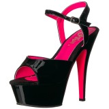 Verni 15 cm KISS-209TT Plateforme Neon Sandales Femmes