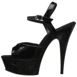 Verni 15 cm Pleaser DELIGHT-609MG chaussures  talons etincelle