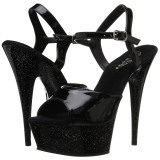 Verni 15 cm Pleaser DELIGHT-609MG chaussures  talons etincelle