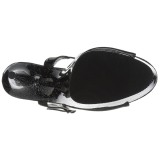Verni 15 cm Pleaser DELIGHT-609MG chaussures  talons etincelle