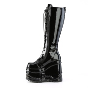 Verni 15 cm WAVE-200 demonia bottes talon compens