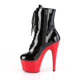 Verni 18 cm ADORE-1020 pleaser bottines  semelles rouges