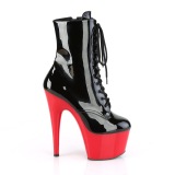 Verni 18 cm ADORE-1020 pleaser bottines  semelles rouges