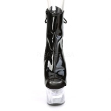 Verni 18 cm FLASH-1018-7 bottines poledance plateforme lumineuses LED