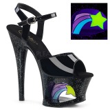 Verni 18 cm MOON-709RSS Plateforme Neon Sandales Femmes