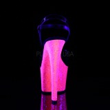 Verni 18 cm SKY-309UVLG Plateforme Neon Sandales Femmes
