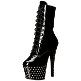 Verni 18 cm STARDUST-1020-7 bottines strass plateforme femmes