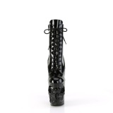 Verni 20 cm RAPTURE-1020 bottines  talons hauts crne