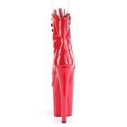 Verni 20 cm XTREME-1021 ftiche bottines  talons aiguilles rouge