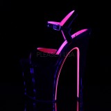 Verni 20 cm XTREME-809TT Plateforme Neon Sandales Femmes