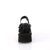 Verni 6,5 cm DemoniaCult FUNN-12 sandales plateforme lolita emo
