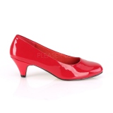 Verni 6 cm FEFE-01 escarpins pour homme et drag queens en rouges