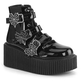 Verni 7,5 cm CREEPER-260 creepers bottines boucle large