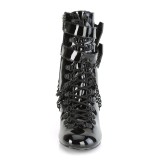 Verni 7,5 cm VIVIKA-128 Bottines victoriennes  talons pais