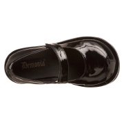 Verni 8,5 cm DEMONIA DOLLIE-01 escarpins mary jane noirs