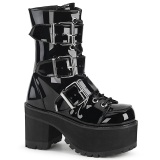 Verni 9,5 cm Demonia RANGER-308 bottines plateforme gothique
